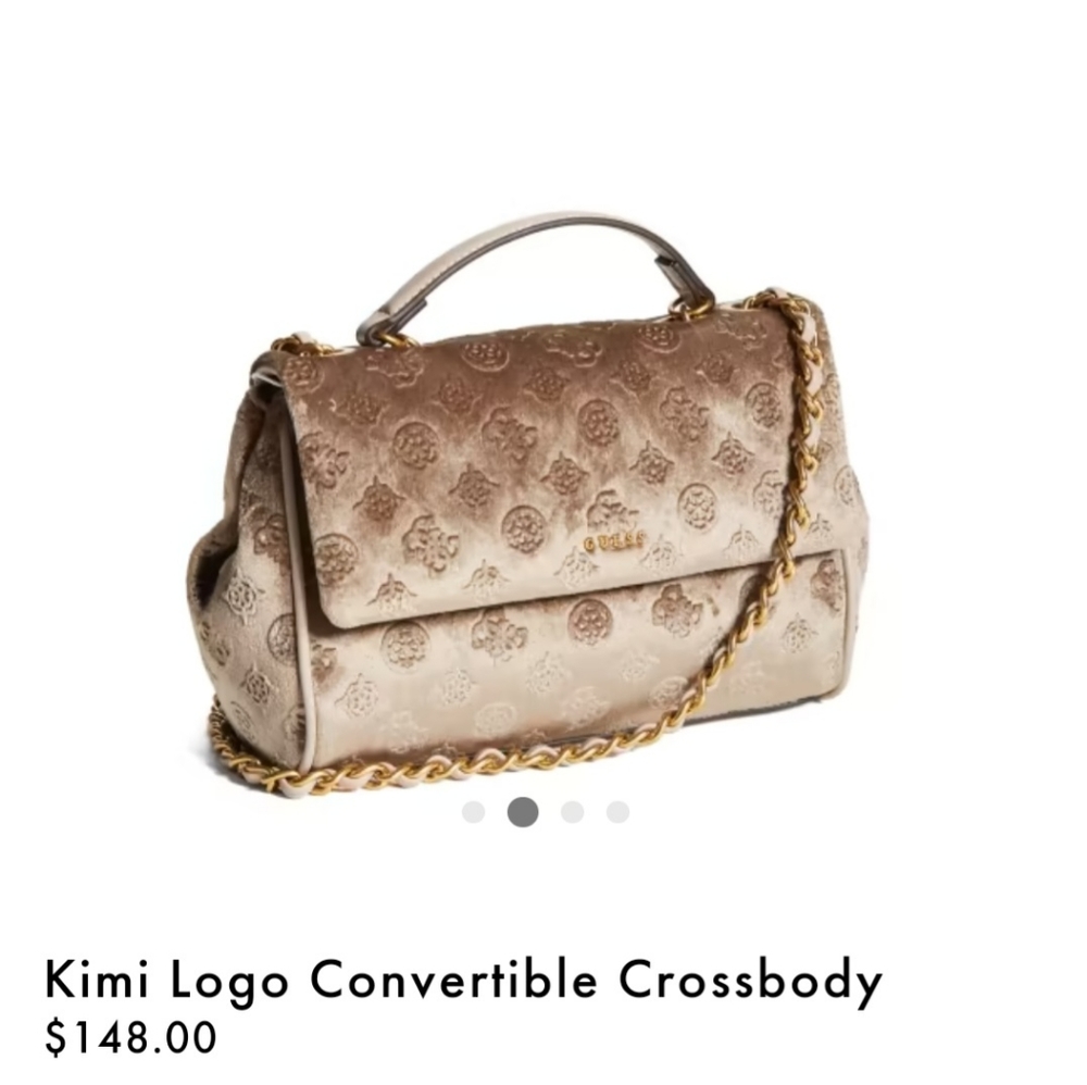 GUESS Kim Logo Convertible Crossbody